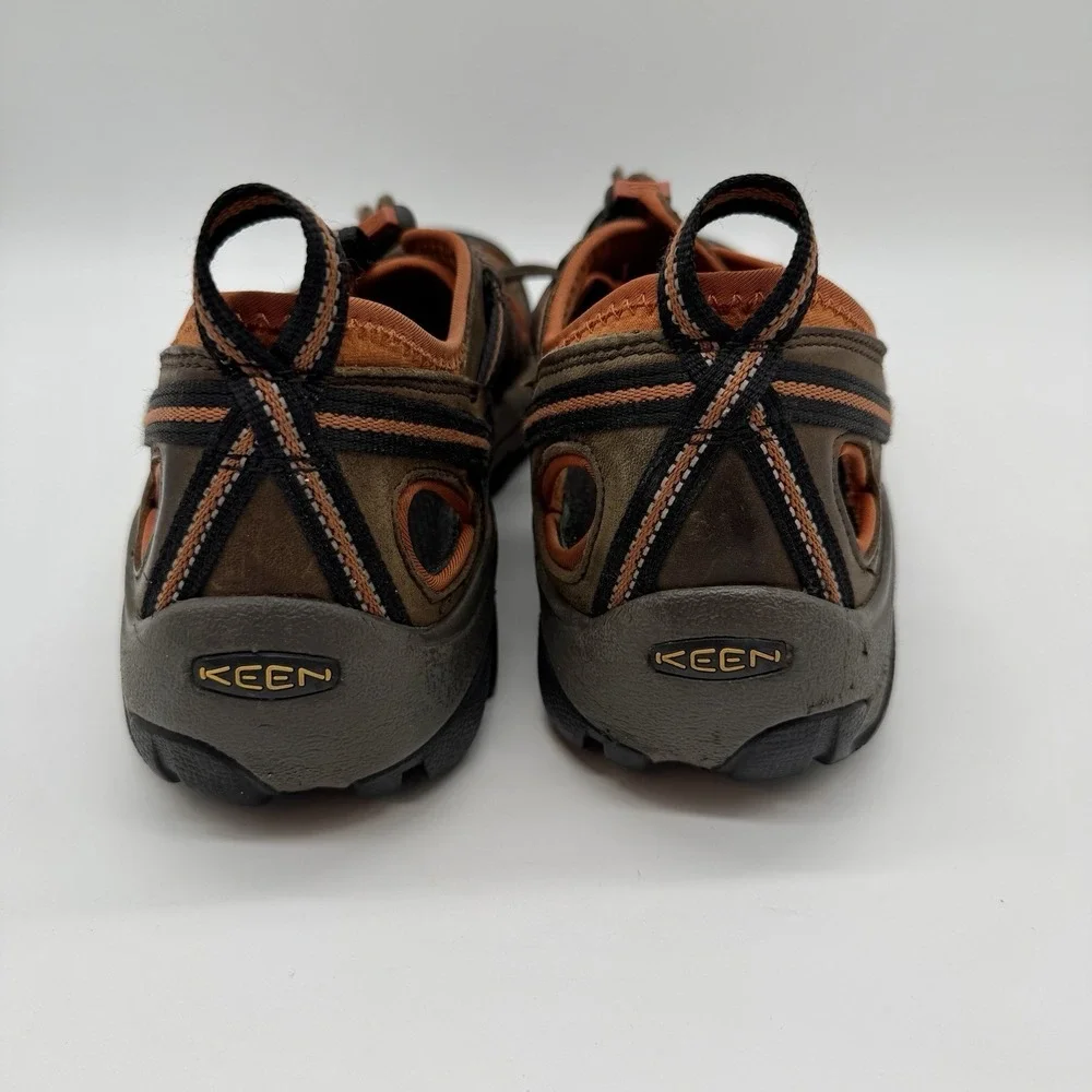 Keen Sandals Men's 11.5 Brown Leather Arroyo II Waterproof‎ Hiking Trail Outdoor